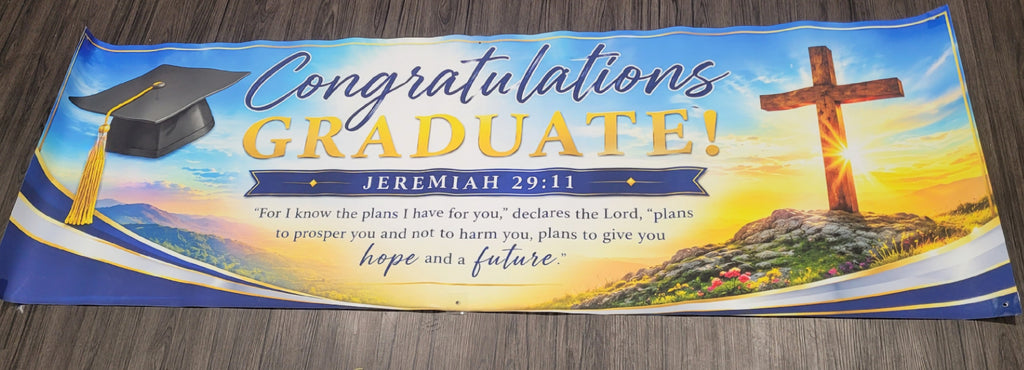 Christian Graduation Banner