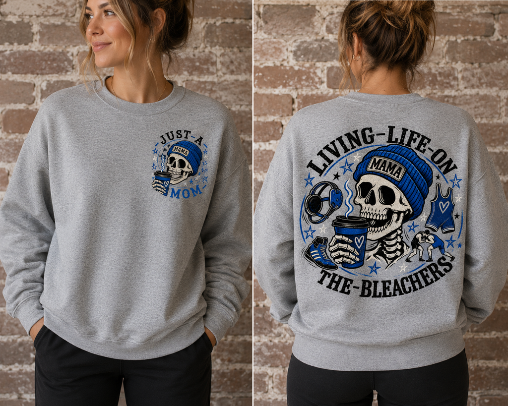 Bleacher Mom Wrestling sweatshirt