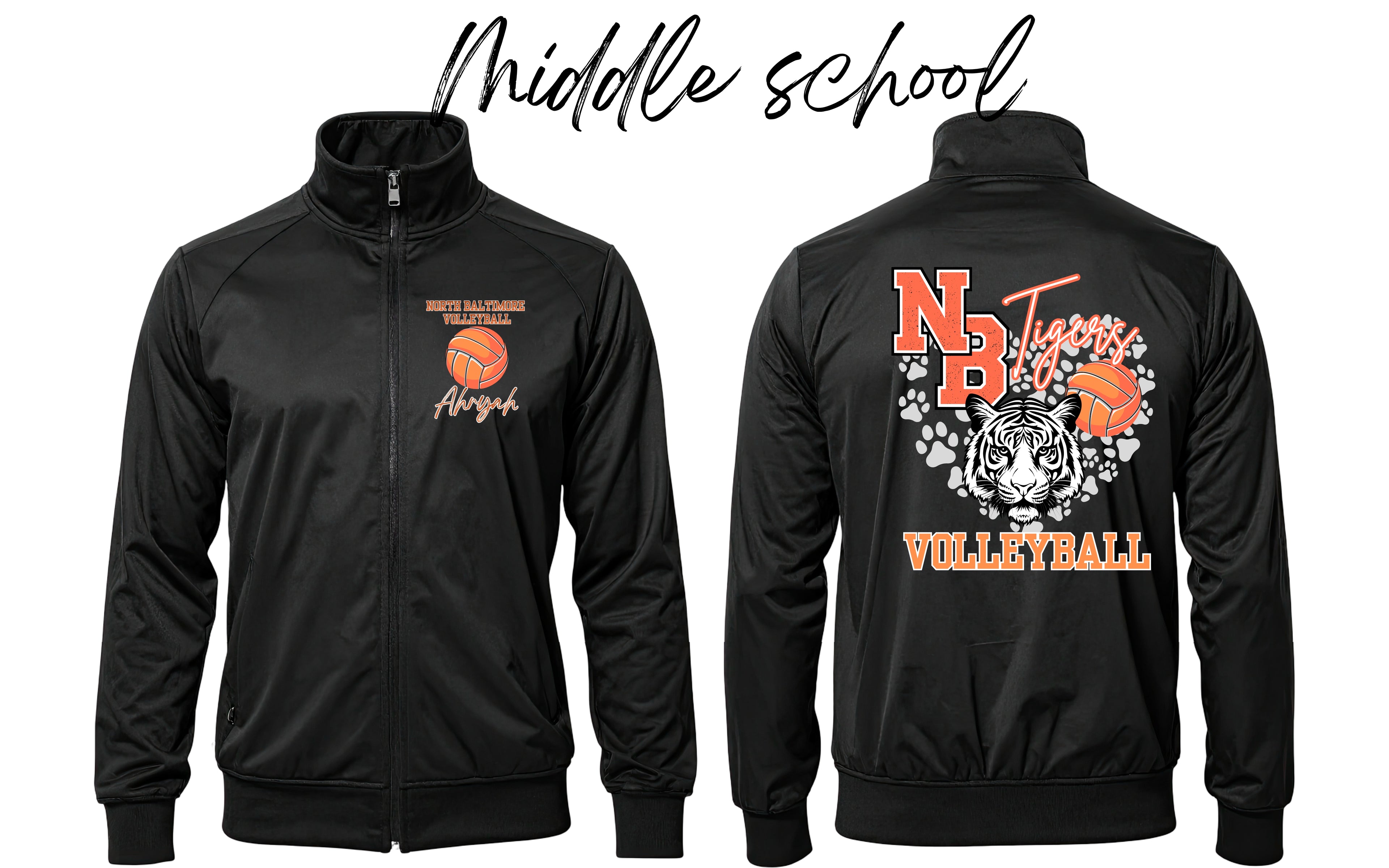 North Baltimore Middle School Volleyball Warm-ups