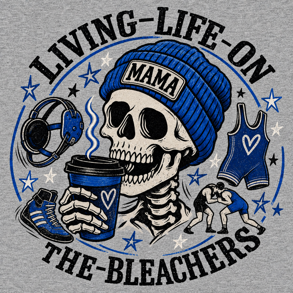 Bleacher Mom Wrestling sweatshirt
