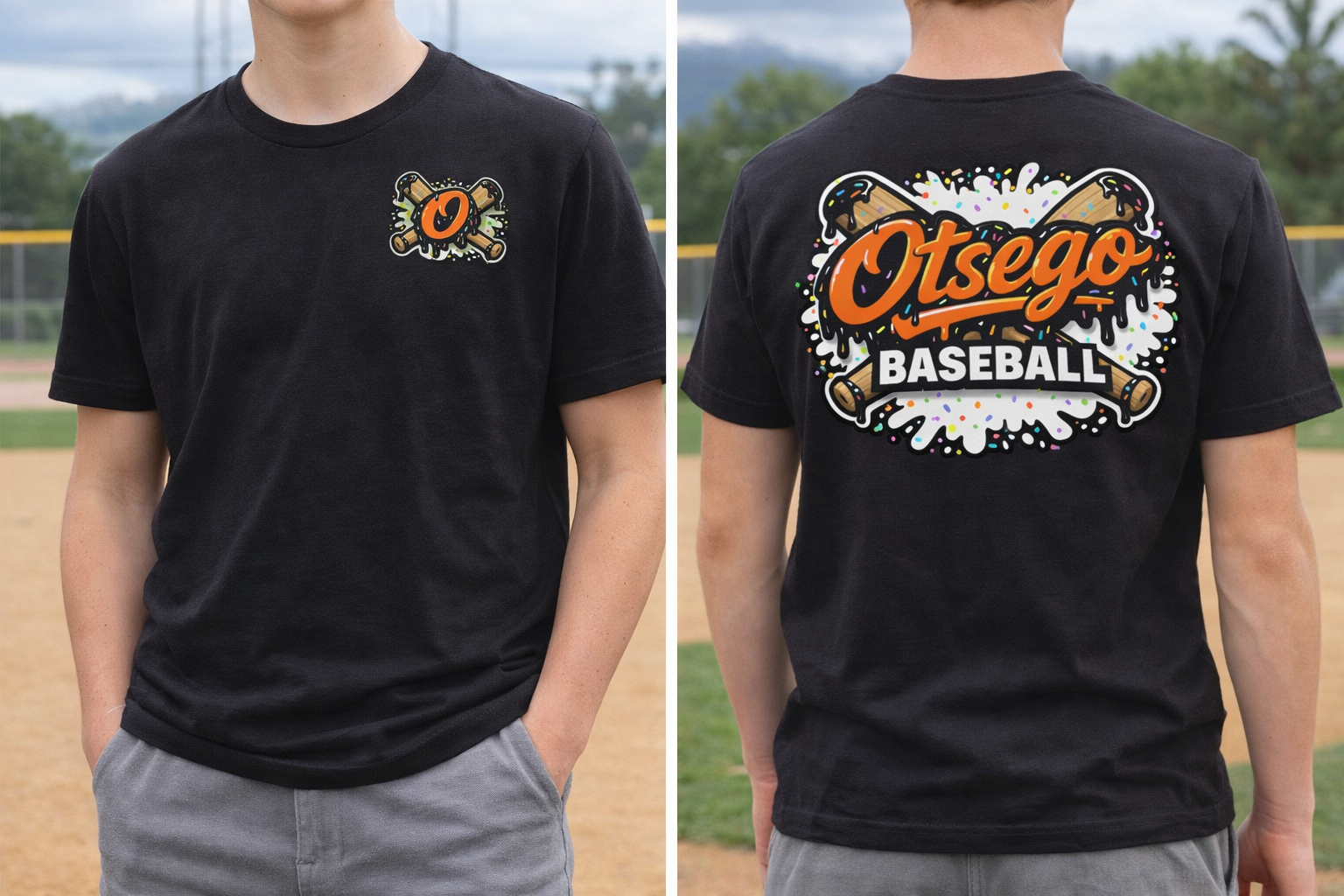 Otsego Icing Baseball T-Shirt