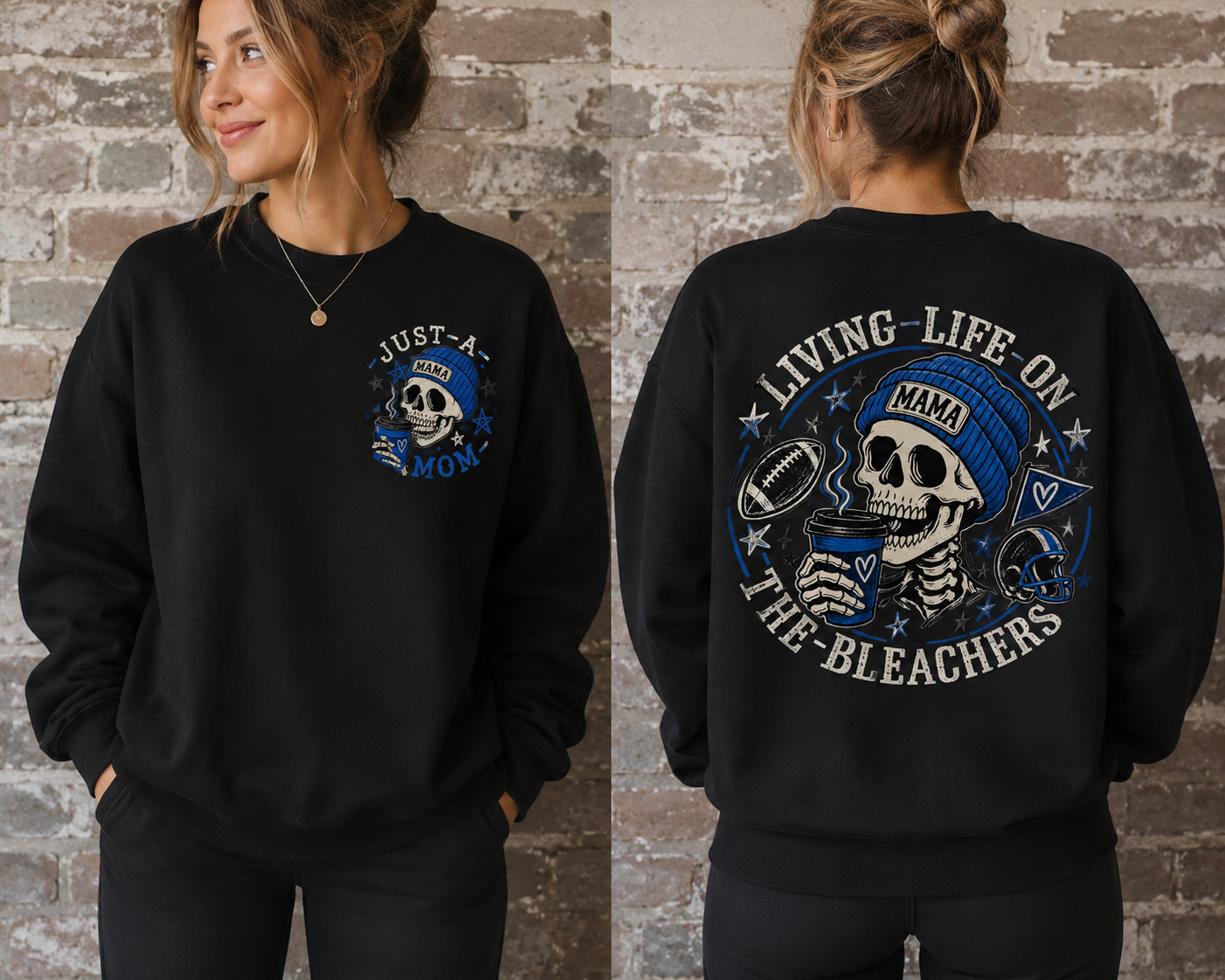 Bleacher Mom Football sweatshirt