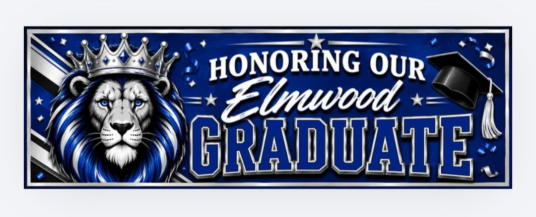 Elmwood Graduation Banner